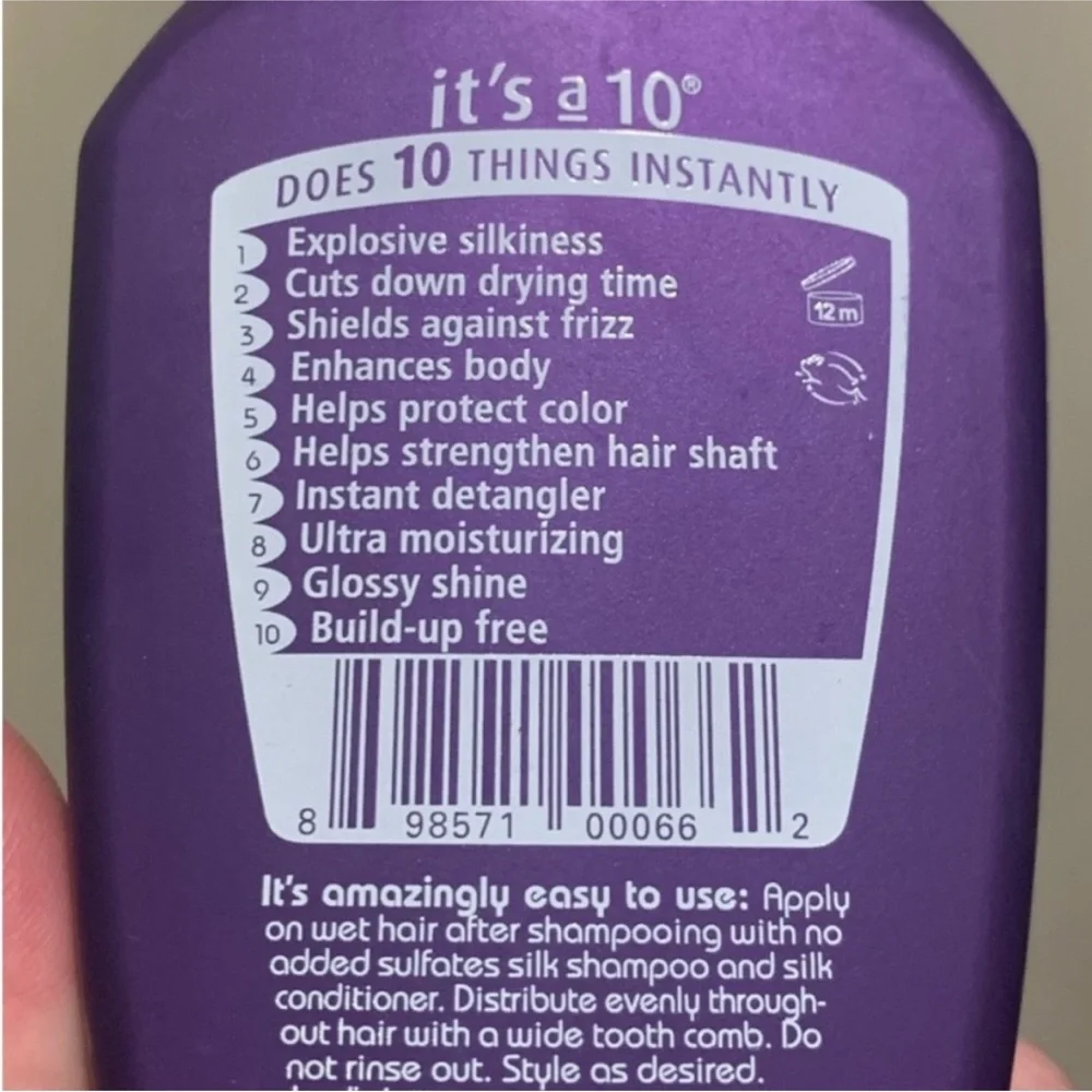 New It's a 10 Miracle Silk Leave-In Spray Full Size